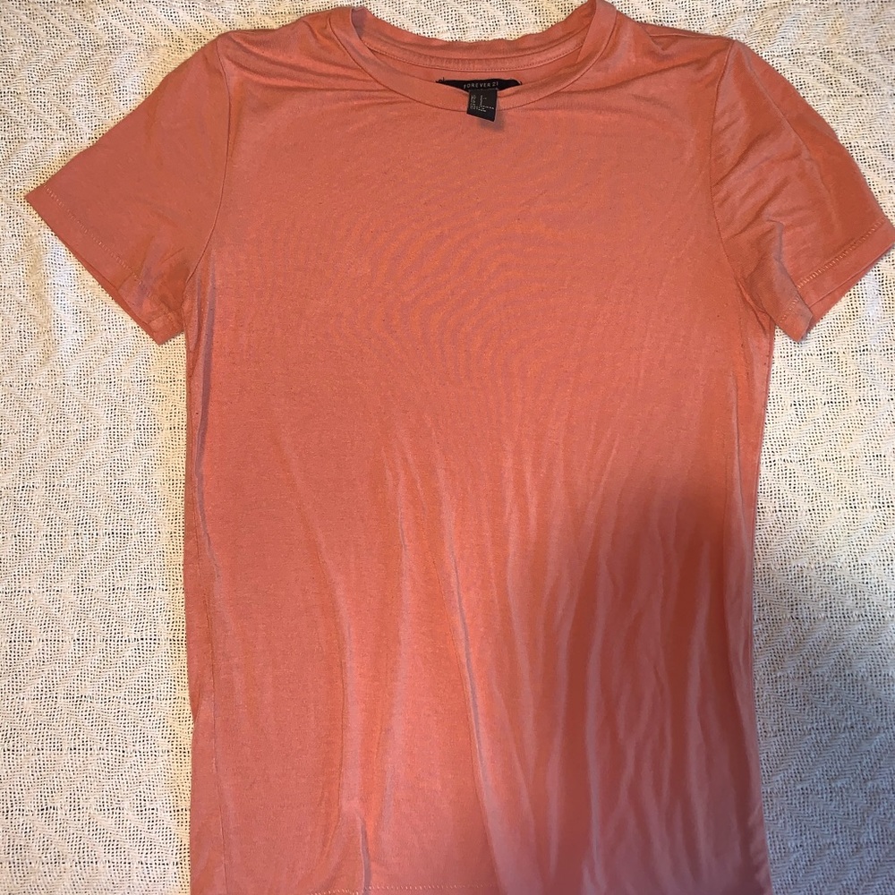 Tight simple peach top